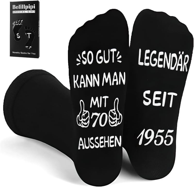 Lustige Anti-Rutsch-Socken für Herren zum Geburtstag