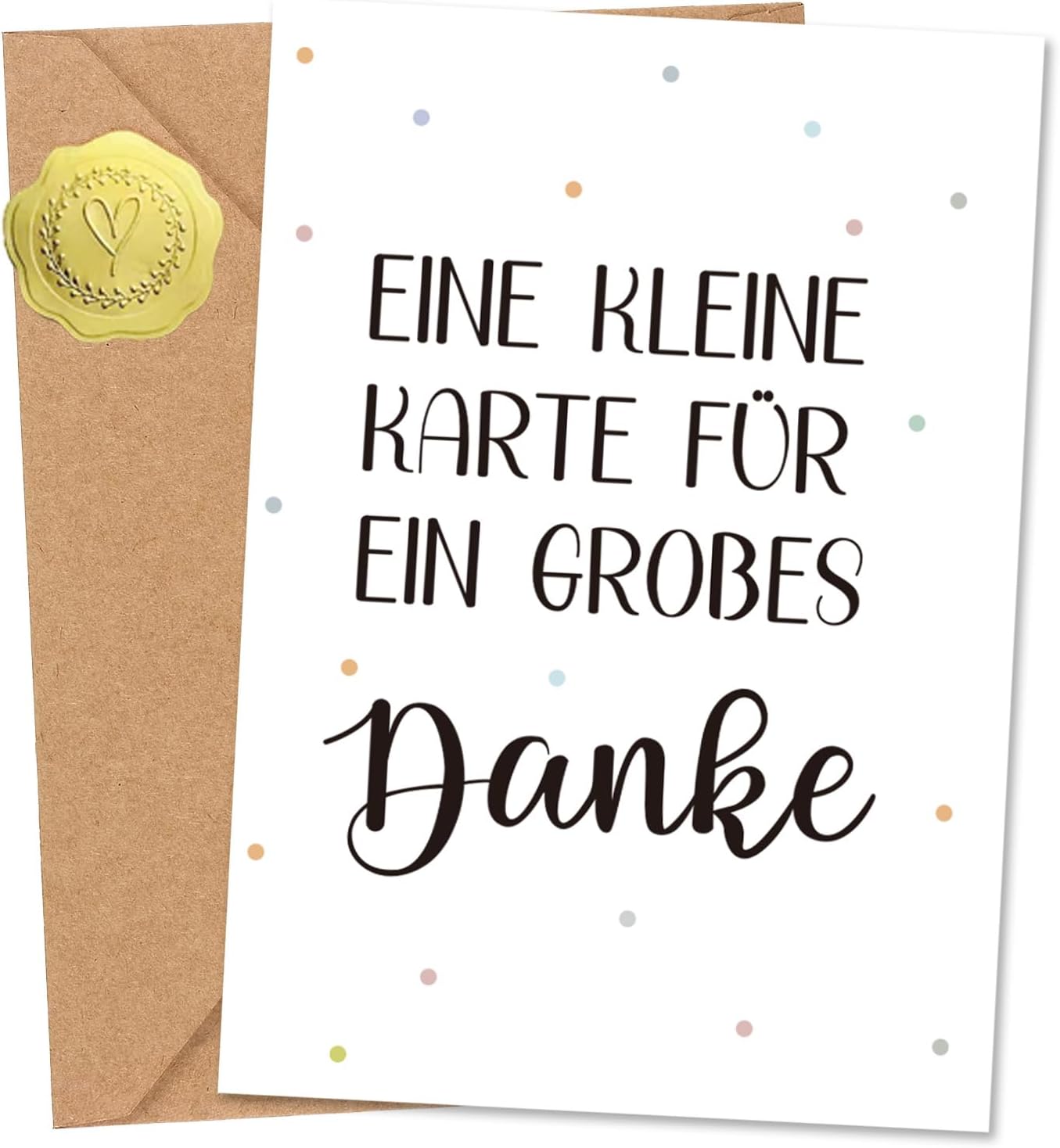 Dankeskarte A6 – Ausdruck von Dankbarkeit für Freunde und Kollegen