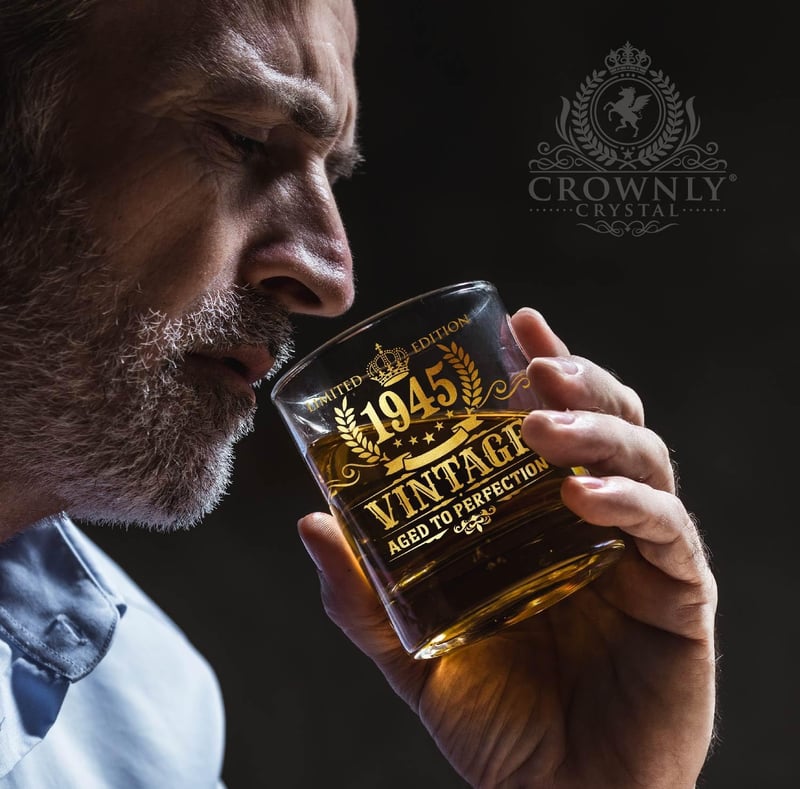 Personalisierte Whiskeygläser zum 80. Geburtstag für Männer