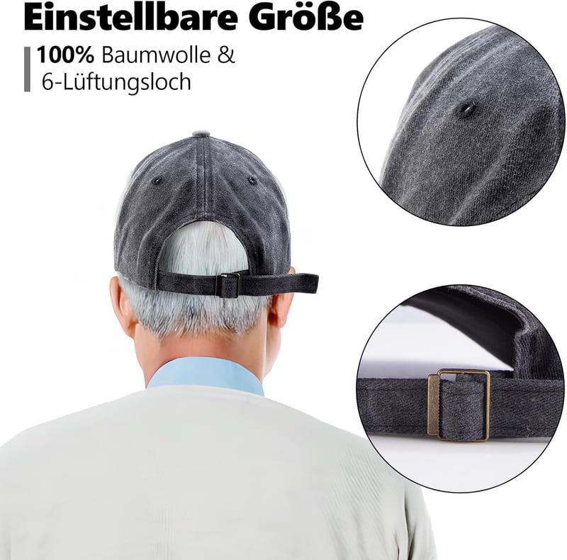Geschenkidee für Männer: Basecap zum 80. Geburtstag für Opa oder Papa
