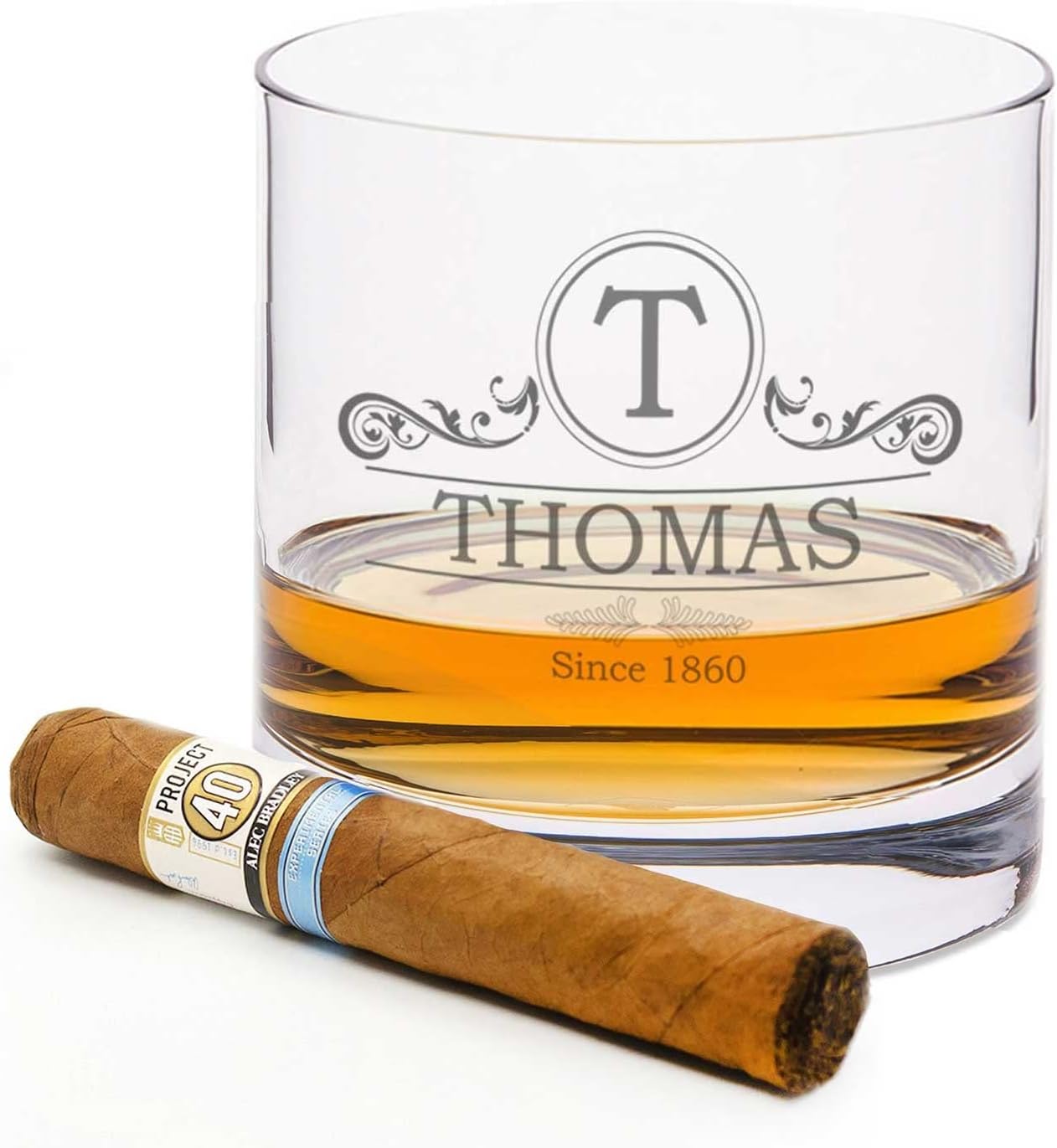 Personalisiertes Whiskyglas mit Gravur - Geschenk für Whiskey-Liebhaber