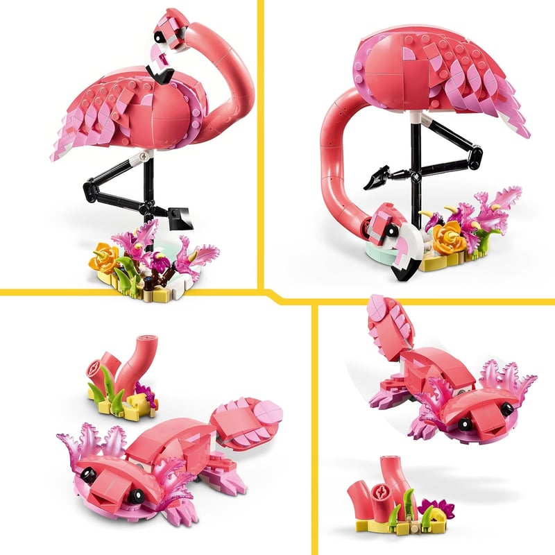 LEGO Creator 3in1 Rosa Flamingo - Kreatives Spielzeug für Kinder ab 8 Jahren