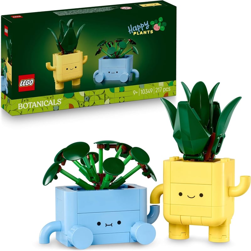 LEGO Botanicals Pflanzen-Set mit 2 Pflanzen und 2 Blumentöpfen – kreatives Geschenk für Mädchen ab 9 Jahren