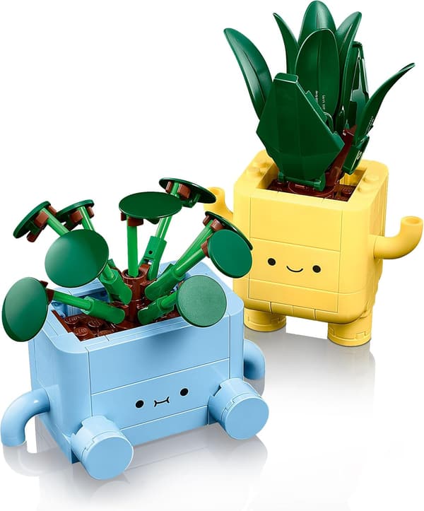 LEGO Botanicals Pflanzen-Set mit 2 Pflanzen und 2 Blumentöpfen – kreatives Geschenk für Mädchen ab 9 Jahren