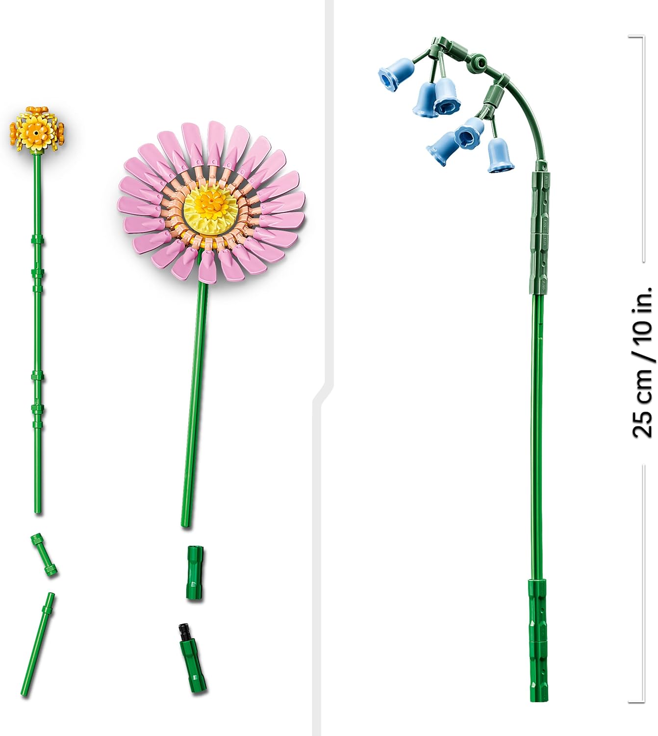 LEGO Botanicals Sommerstrauß – Spielset mit Blumen für Mädchen ab 9 Jahren