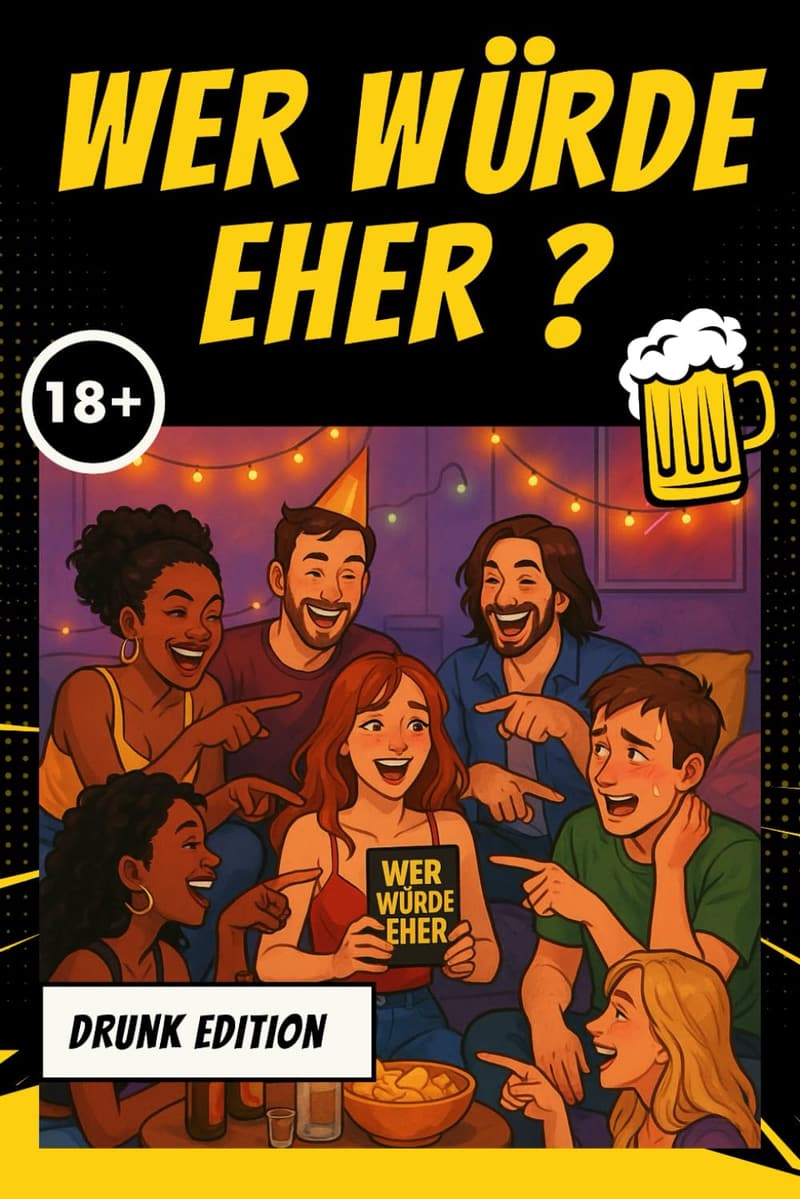 Lustiges Partyspiel für Erwachsene: 