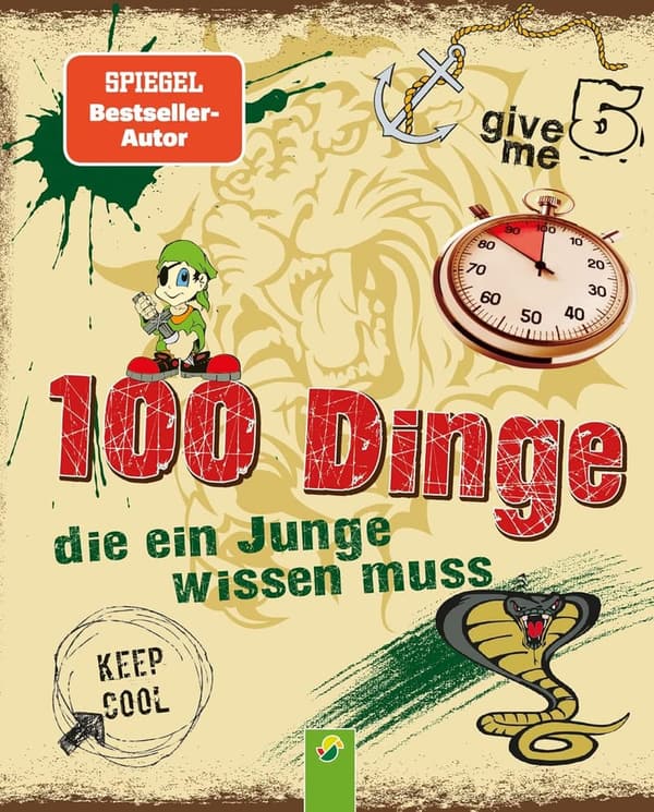 100 Dinge für Jungen ab 8: Tipps & Antworten – Kinderbuch Geschenkidee