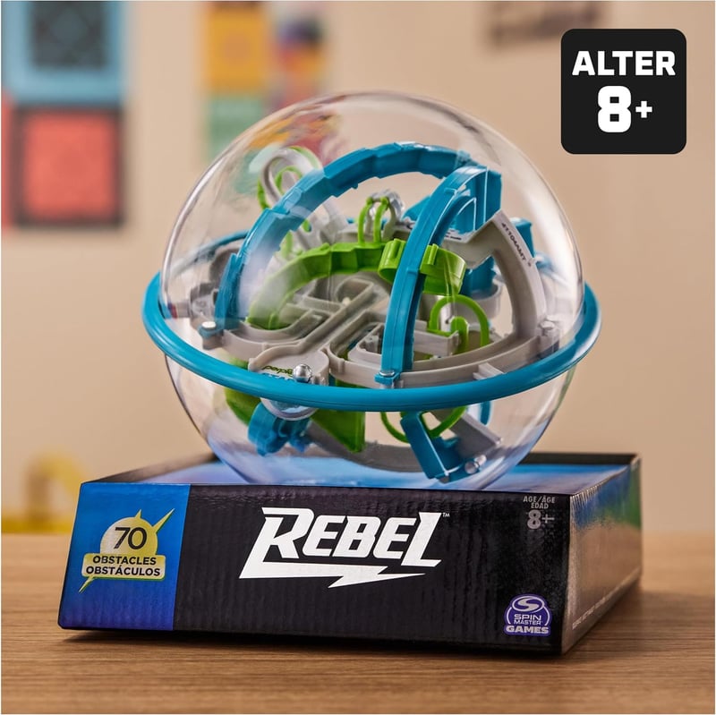 Perplexus Rebel 3D-Kugellabyrinth mit 70 Hindernissen für Kinder ab 6 Jahren