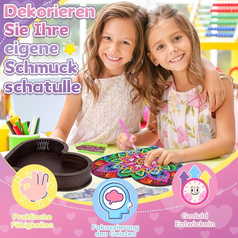 Bastelset für Mädchen 5-12 Jahre – Kreatives DIY Diamond Painting