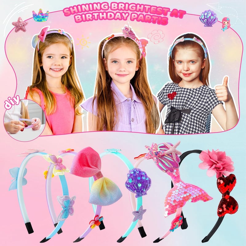 DIY Haarschmuck Bastelset für Mädchen ab 5 Jahren