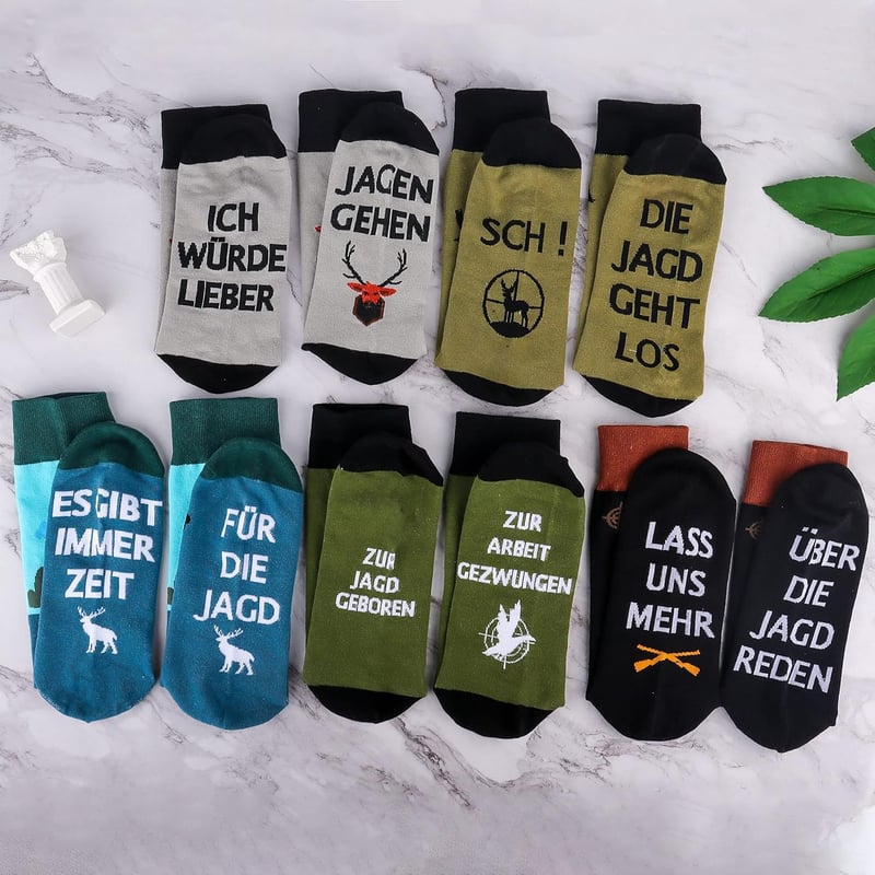 Bunte Baumwoll-Kuschelsocken für Männer 43-46