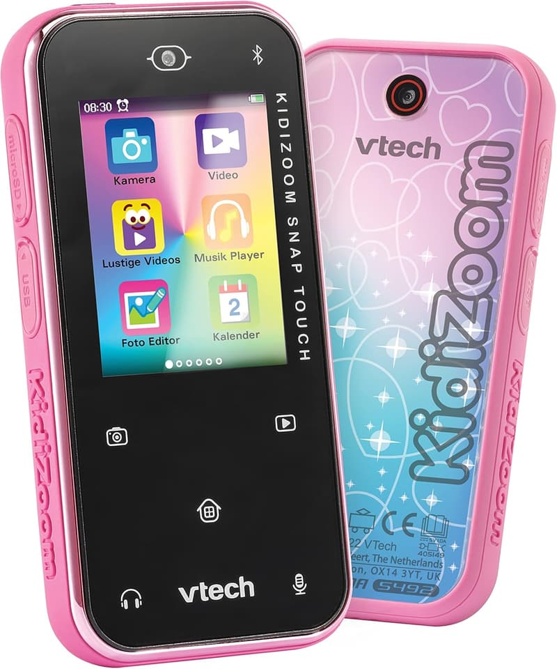 VTech KidiZoom Snap Touch – Pinke Kinderkamera mit Touchscreen