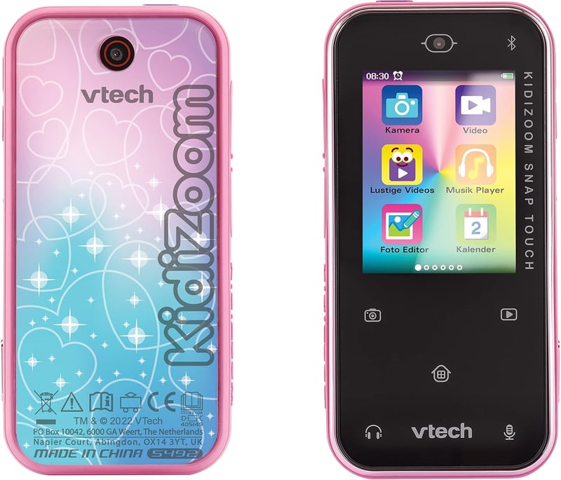 VTech KidiZoom Snap Touch – Pinke Kinderkamera mit Touchscreen