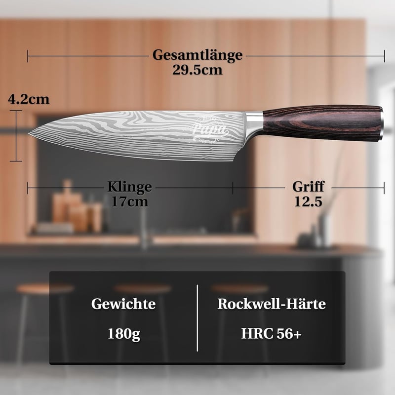 Küchenmesser für Papa – Geburtstagsgeschenk für Männer
