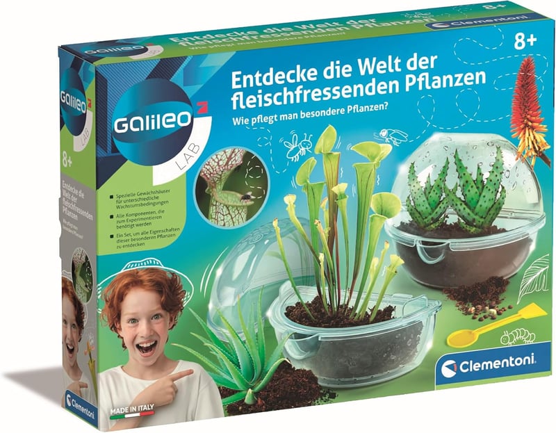 Experimentierkasten für Kinder: Fleischfressende Pflanzen entdecken