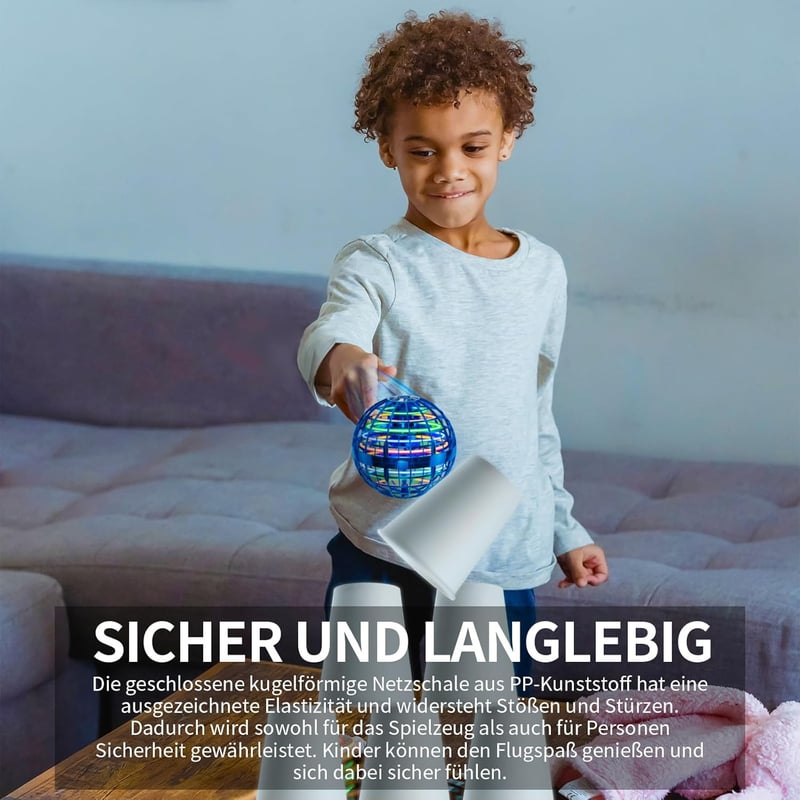LED Fliegender Ball – Magischer Hover Bumerang für Kinder ab 6 Jahren