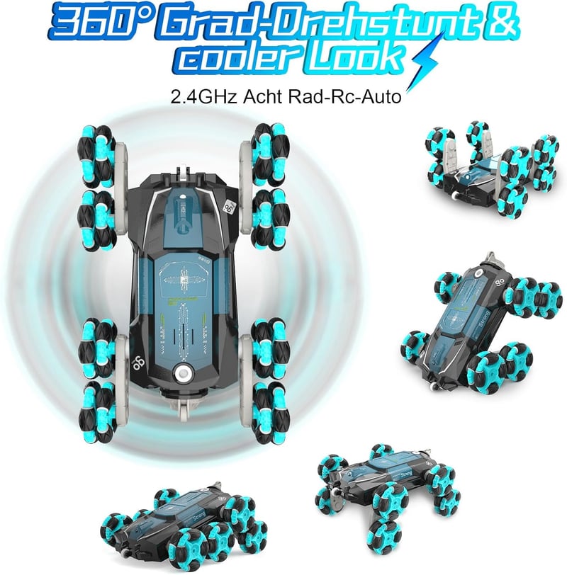 Ferngesteuertes 8WD Drift Auto mit Gestensensor für Kinder ab 6 Jahren