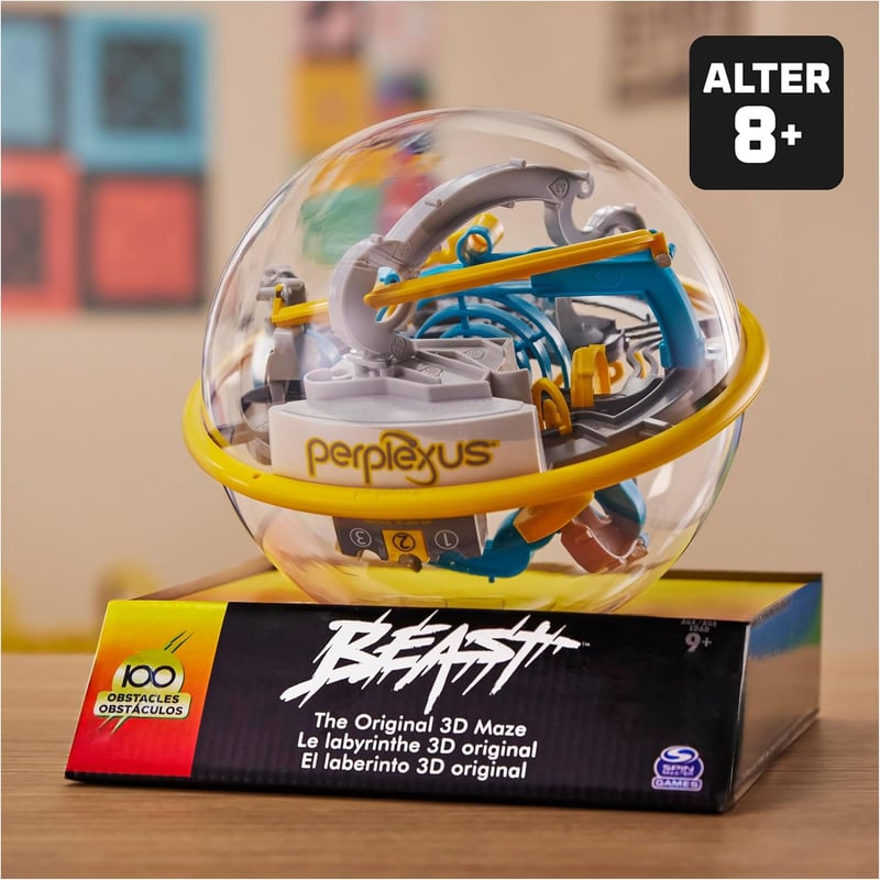 Perplexus Beast 3D-Kugellabyrinth mit 100 Hindernissen für Kinder ab 9 Jahren