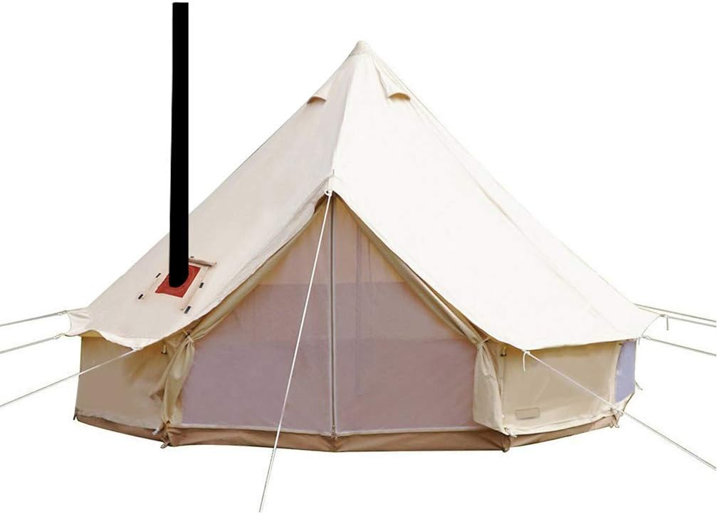 Wasserdichtes Baumwoll-Tipi-Zelt für Familien-Campinggruppen 3-6M
