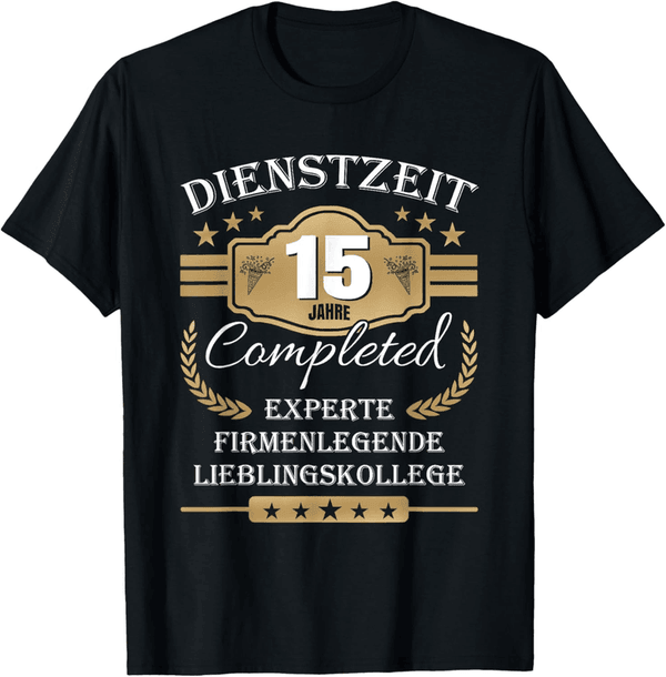 15 Jahre Firmenjubiläum T-Shirt für den Jubilar mit Humor