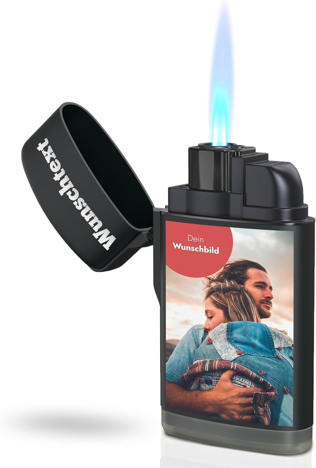 Personalisiertes Sturmfeuerzeug für Männer – Vatertagsgeschenk mit Foto