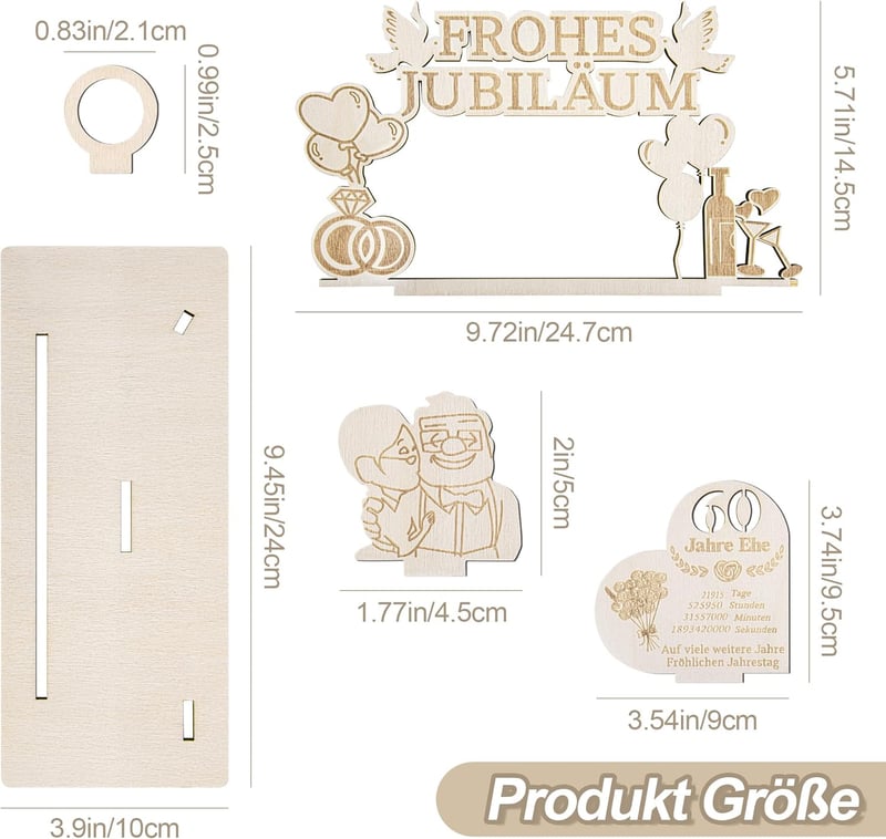 Rubinhochzeit Geschenk – Deko für den 40. Hochzeitstag