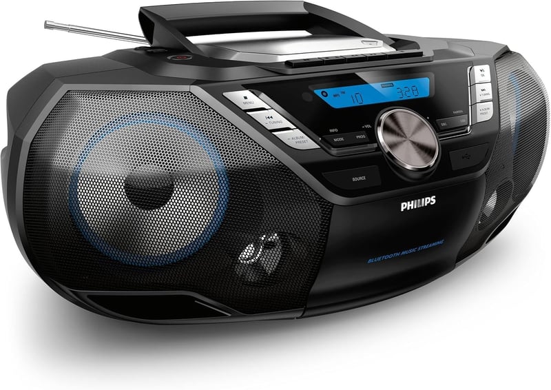 Philips AZB798T/12 All-in-One CD-Soundmaschine mit Bluetooth, schwarz