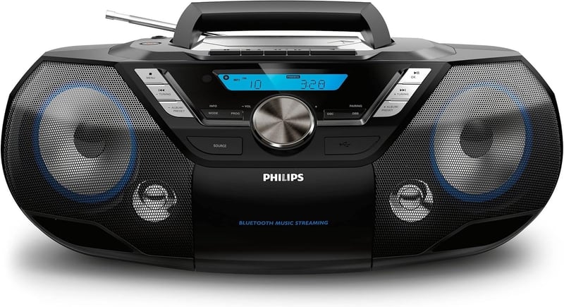Philips AZB798T/12 All-in-One CD-Soundmaschine mit Bluetooth, schwarz