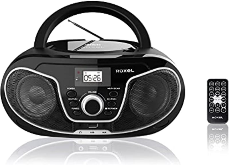 Tragbarer Boombox-CD-Player mit Bluetooth und USB für Musikliebhaber