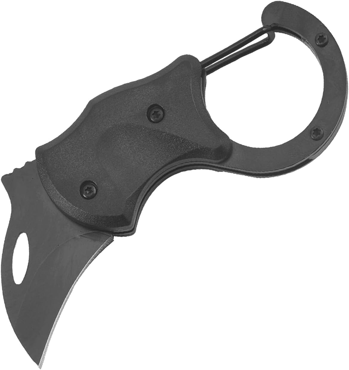 EDC Karabiner Schlüsselanhänger mit Messer und Flaschenöffner für Outdoor