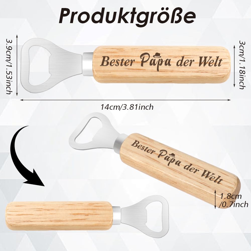 Vatertagsgeschenk: Personalisiertes Flaschenöffner für Papa