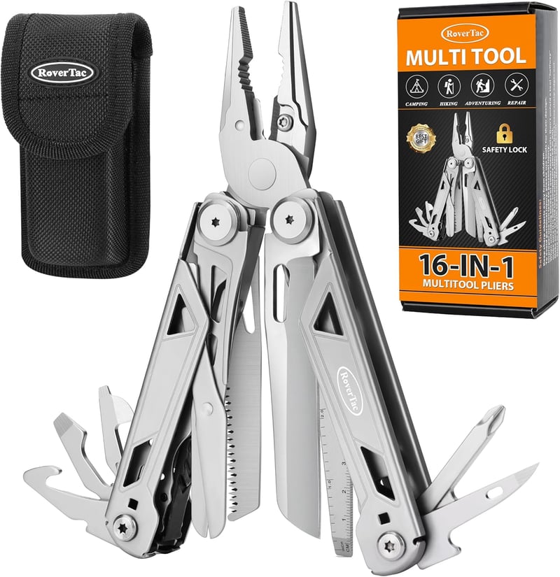16-in-1 Multifunktionszange für Männer – Multitool für Outdoor & Camping