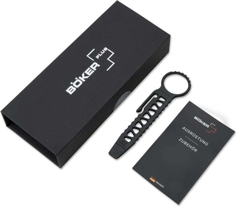 BÖKER PLUS Tango Bar Mini EDC Werkzeug - D2 Schlüsselanhänger mit Flaschenöffner