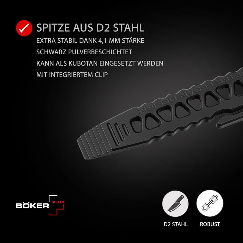 BÖKER PLUS Tango Bar Mini EDC Werkzeug - D2 Schlüsselanhänger mit Flaschenöffner
