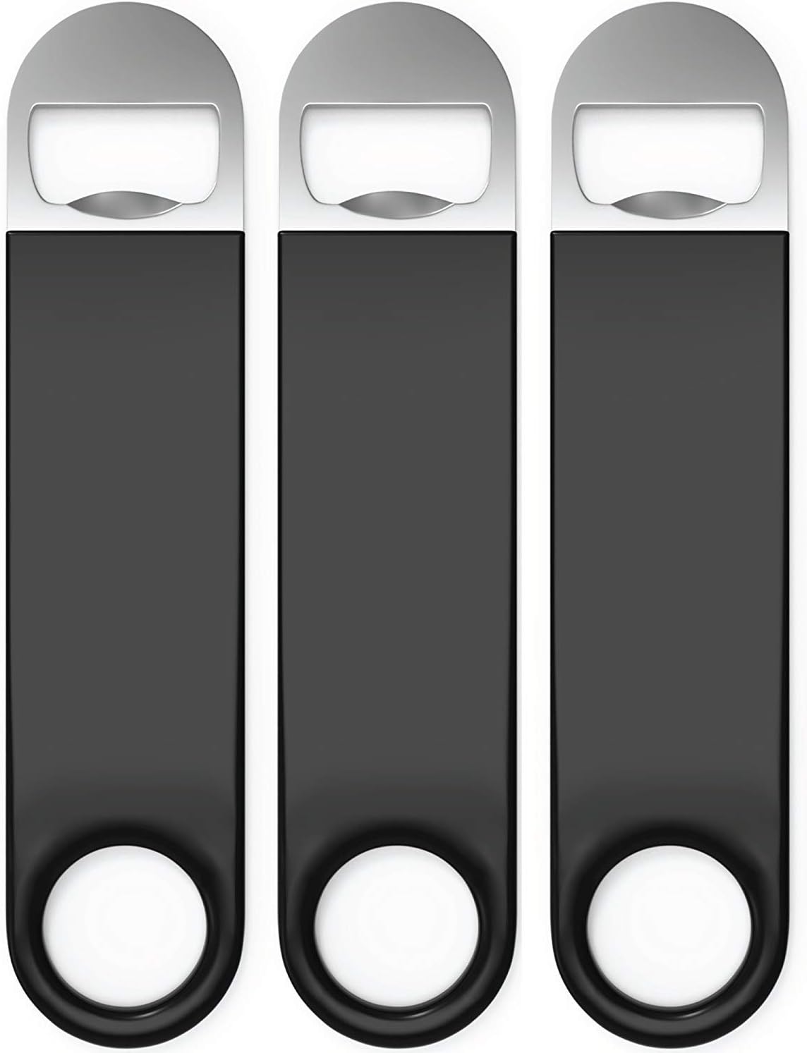 Edelstahl Bierflaschenöffner Set mit 3 Stück, 17,7 cm