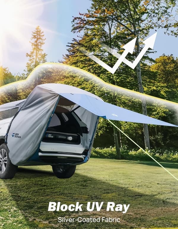 Heckklappenzelt für SUV – Wasserdichtes Campingzelt mit Moskitonetz