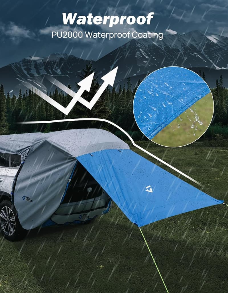 Heckklappenzelt für SUV – Wasserdichtes Campingzelt mit Moskitonetz