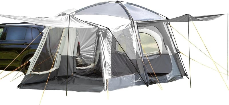 Skandika Pitea XL Cross Autozelt für 4 Personen | 3000 mm wasserdicht