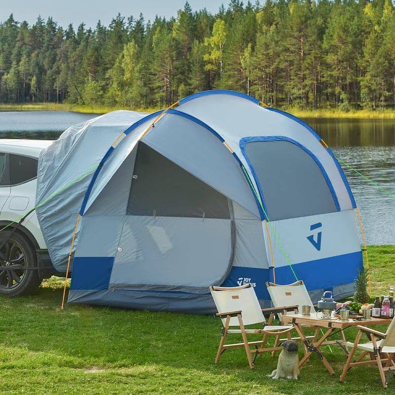 Wasserdichtes SUV-Campingzelt für 4-6 Personen, doppelte Tür, 234x234 cm