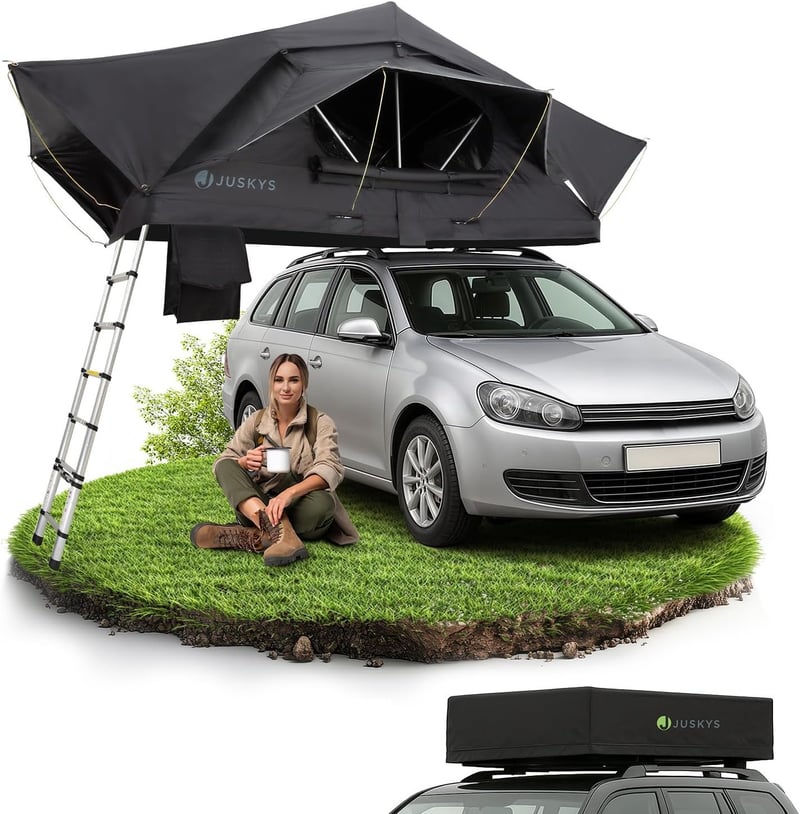 Juskys Autodachzelt Lago - Robust, wasserabweisend, UV-Schutz für Camping