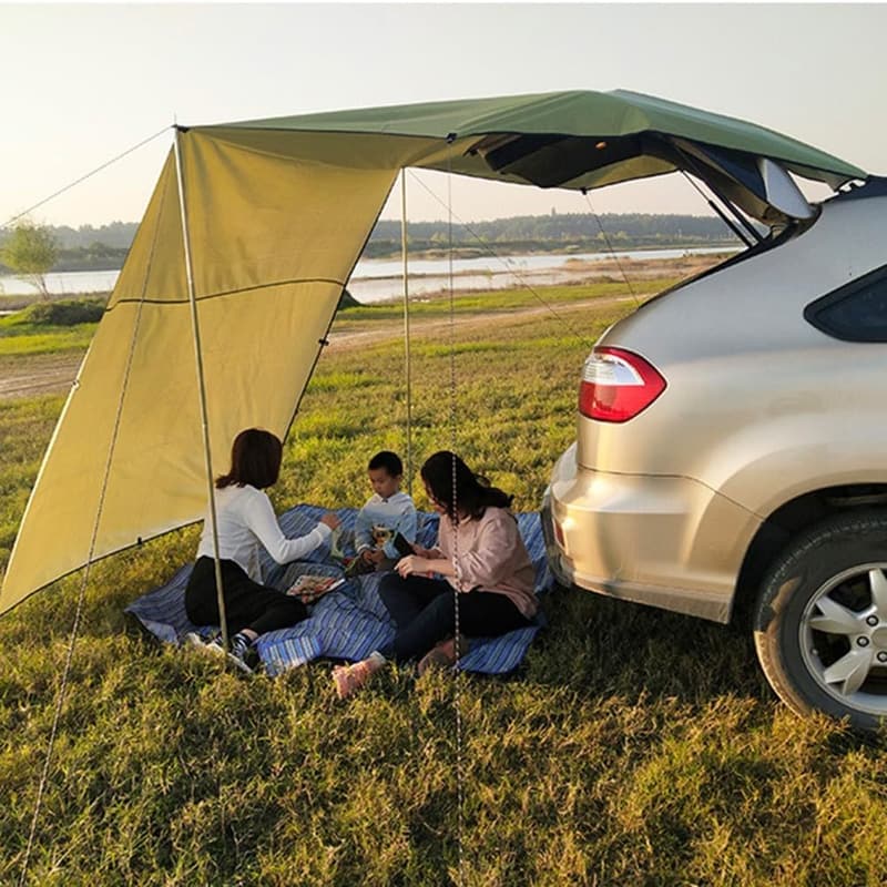 SUV-Campingzelt mit einfachem Aufbau und großzügigem Platz (300 x 200 cm)