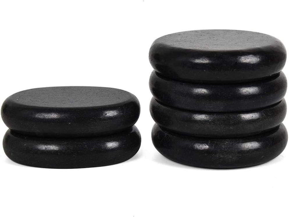 Heiße Massagesteine Set – 6 Stück für professionelle Wärmebehandlungen