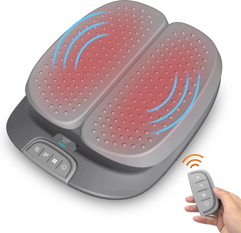 Elektrisches Shiatsu-Fußmassagegerät mit Wärme und Fernbedienung für Paare