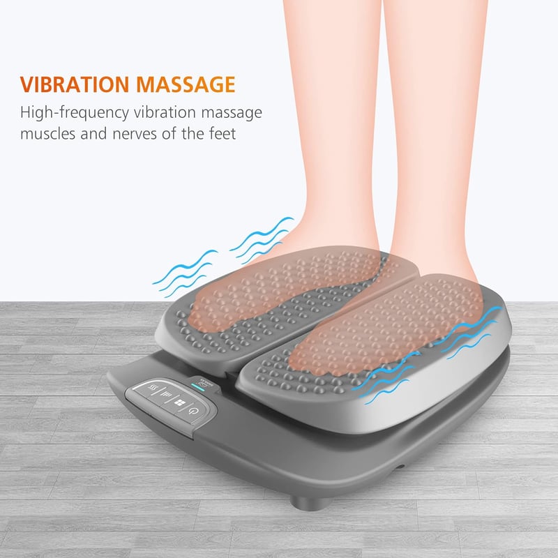 Elektrisches Shiatsu-Fußmassagegerät mit Wärme und Fernbedienung für Paare