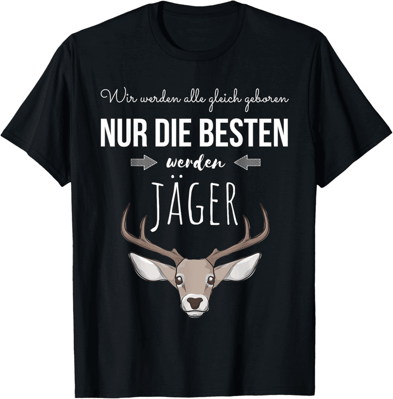 Hirschmotiv T-Shirt für Jäger – Das perfekte Geschenk