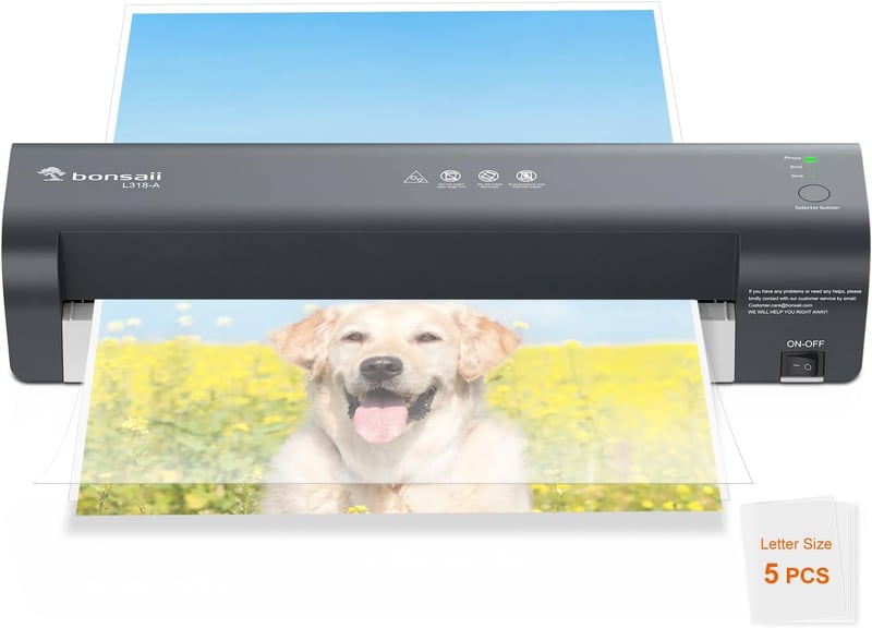 Bonsaii A3 Laminiergerät für Schule und Büro, 80-125 Micron