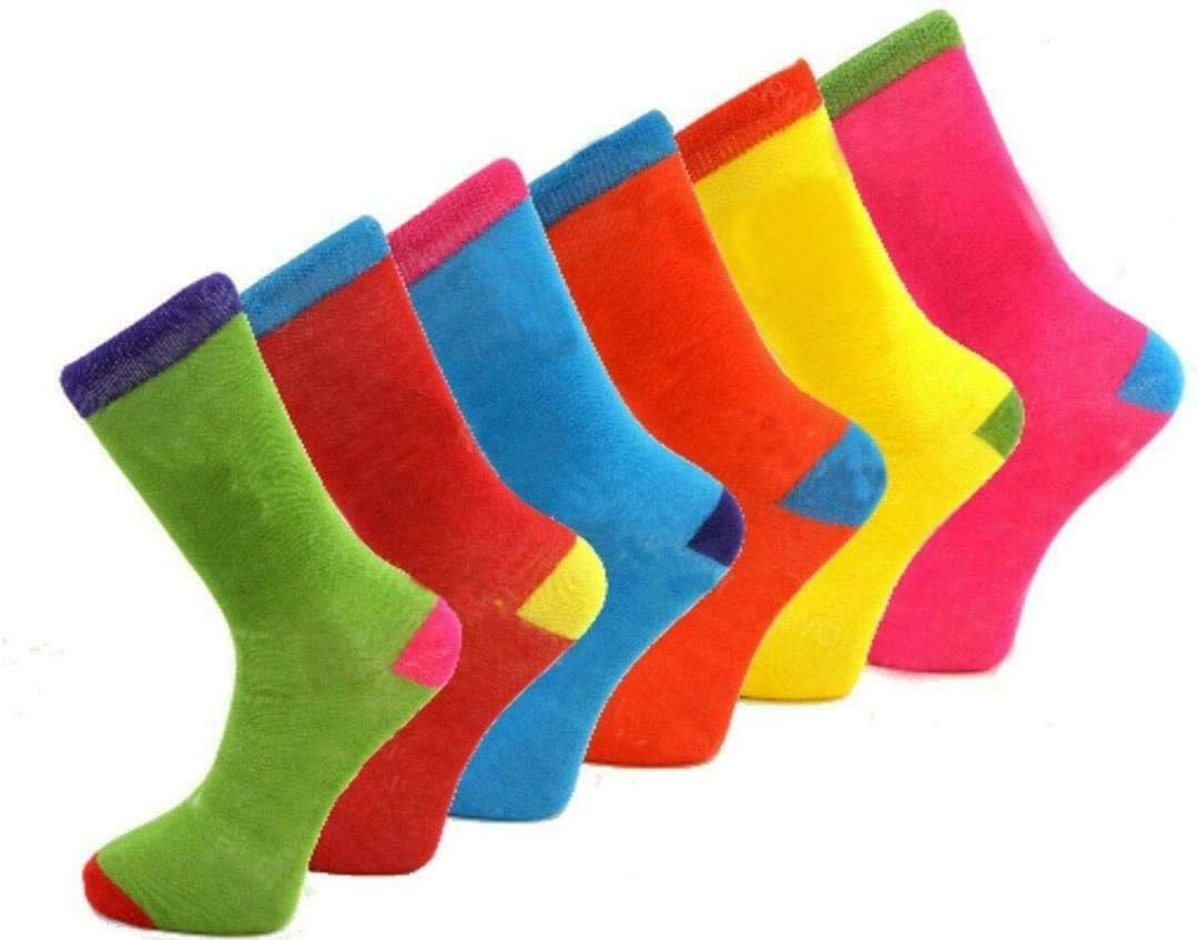 Flippige Design-Socken für Herren – 6 Paar aus Baumwollmischgewebe