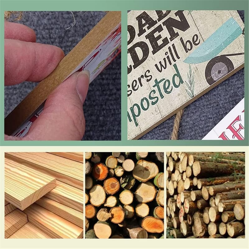 Holzschild für die Speisekammer 
