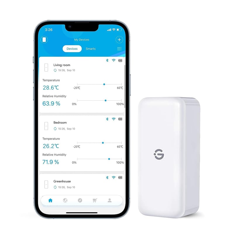 GoveeLife Mini Bluetooth Hygrometer-Thermometer für Innenräume