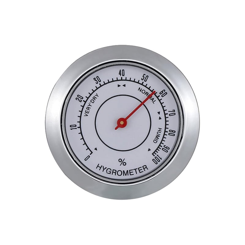 Analoges Hygrometer für Humidoren und Zigarren, 43 mm